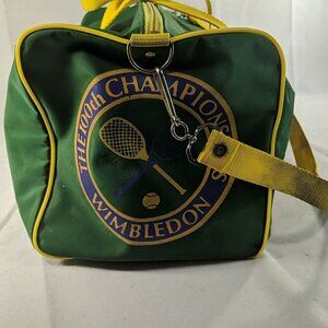 RARE Wimbledon 100th Championships 100 Years 1977 Vintage Green Gym Duffle Bag